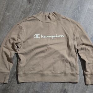 Champion Beige Crewneck Sweatshirt